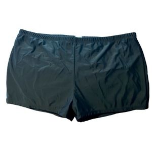 Septangle Black Swim Short Bottoms Size 22